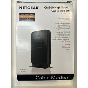 Netgear CM500 DOCSIS 3.0 High Speed Cable Modem (CM500-100NAS) - NEW